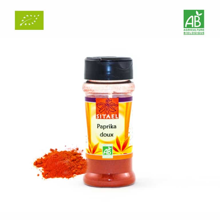 Paprika doux poudre bio SITAEL Créateurs de mélanges épices