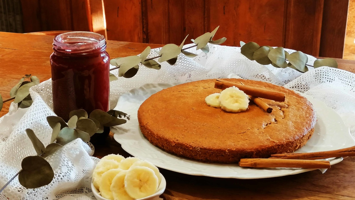 Recette de notre moelleux banane & cannelle