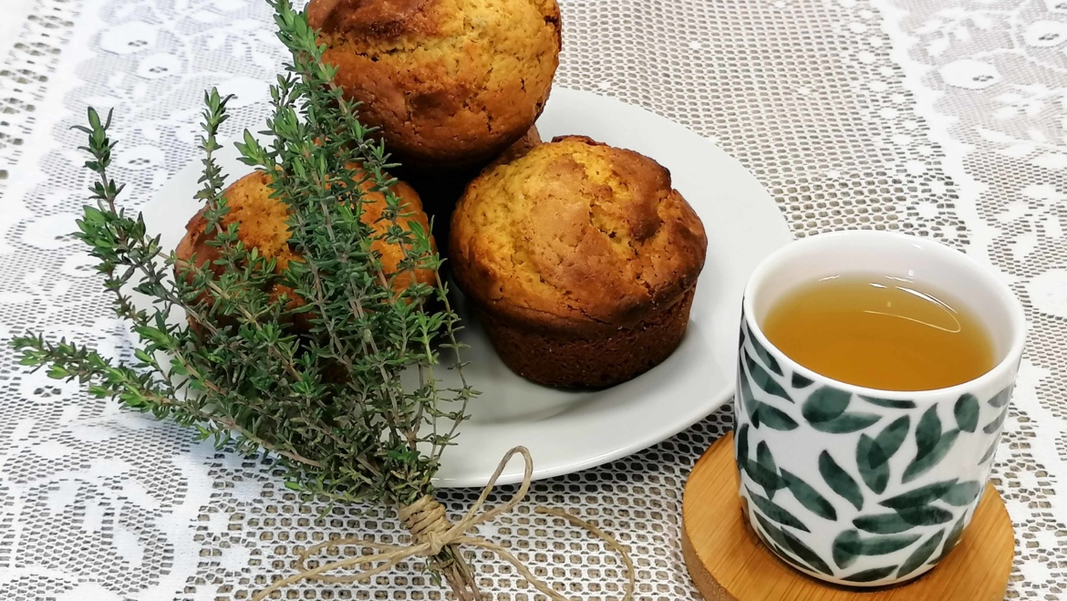 Muffins au thym et au miel