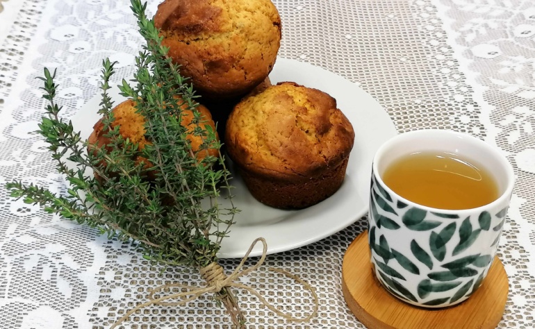 Muffins au thym et au miel