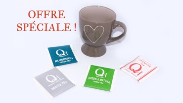 Promotion sur une gamme de thés QI