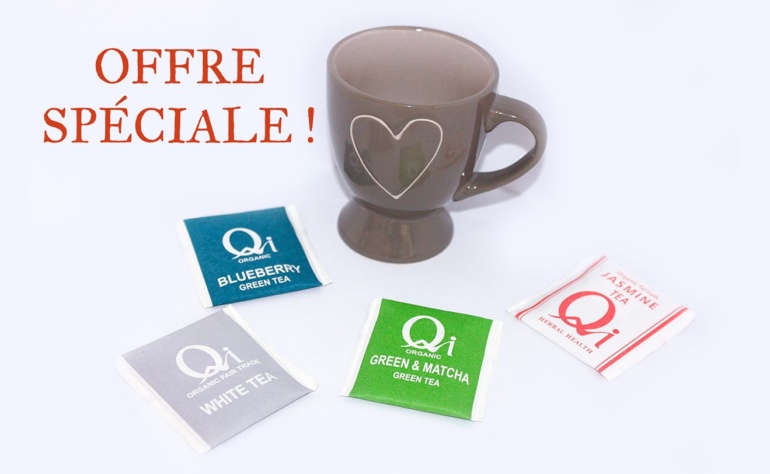 Promotion sur une gamme de thés QI