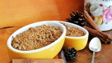 Notre crumble aux pommes