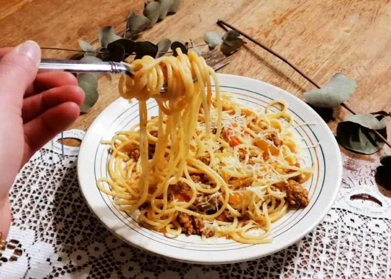 Encore plus de saveur dans vos pâtes bolo avec notre Chili